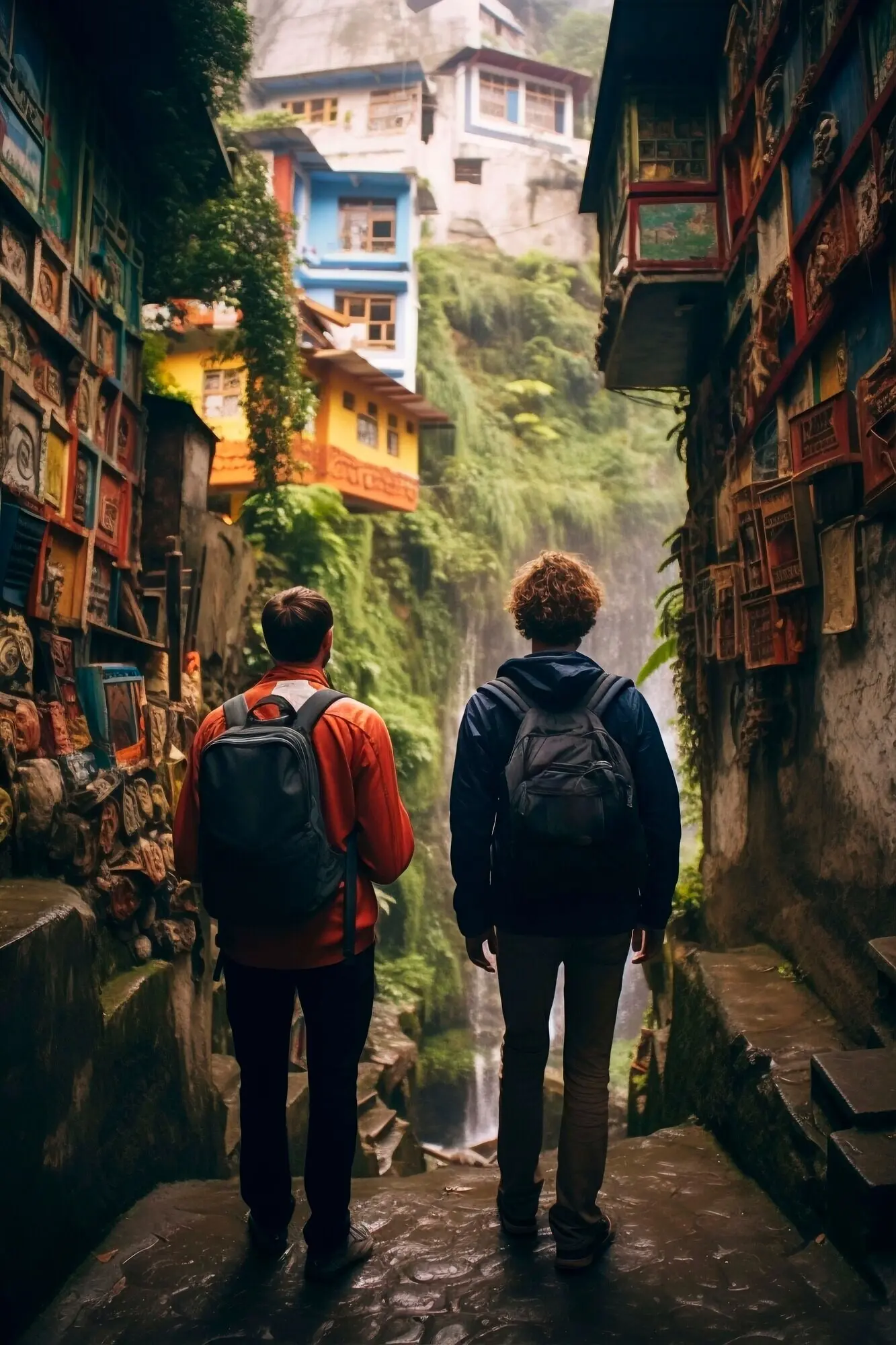 Menschen, die Teil der Bewegung für nachhaltiges Reisen sind.