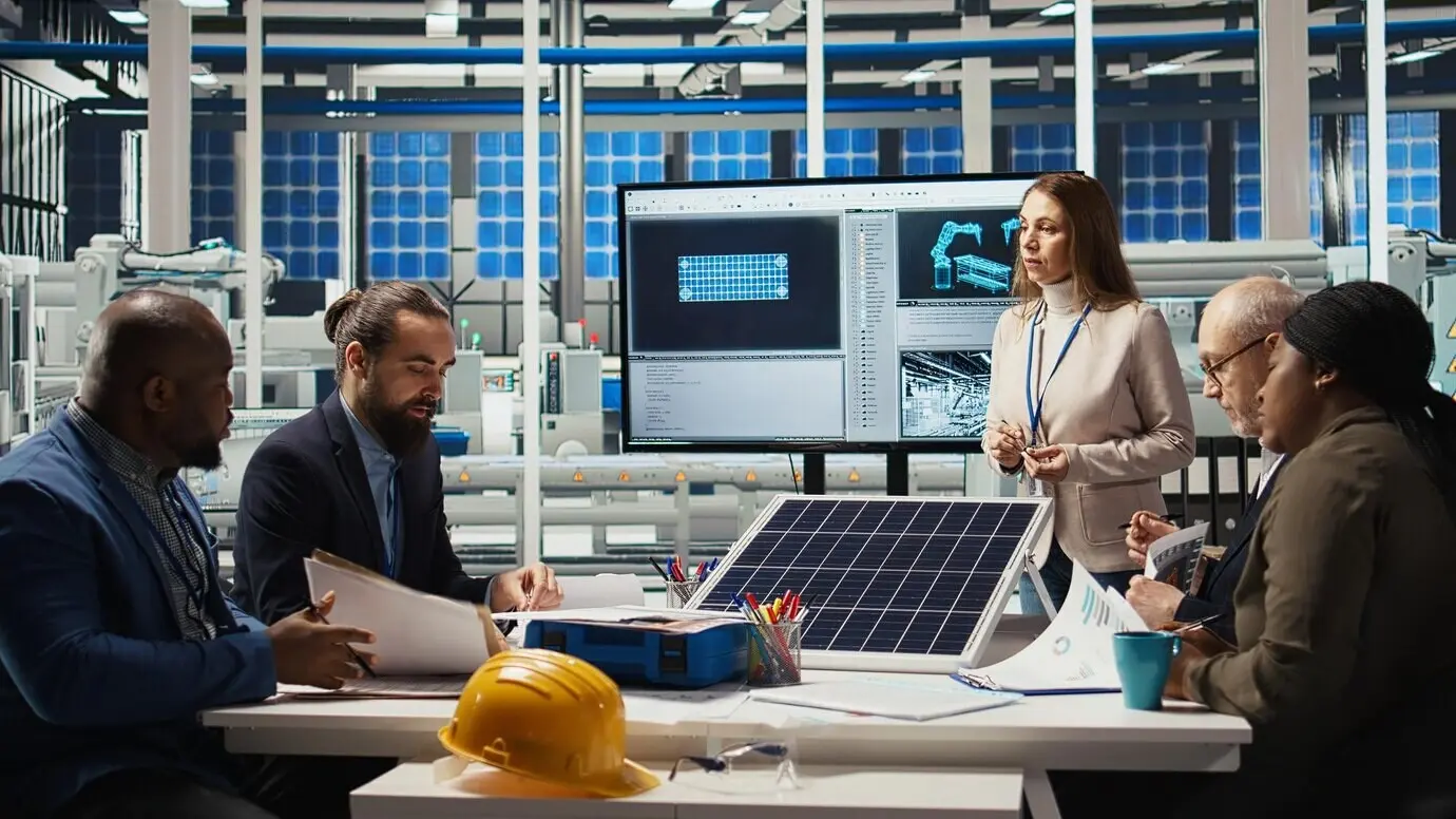 Zur Steigerung der Effizienz von Solarmodulen führen Wissenschaftler Experimente an PV-Materialien durch.